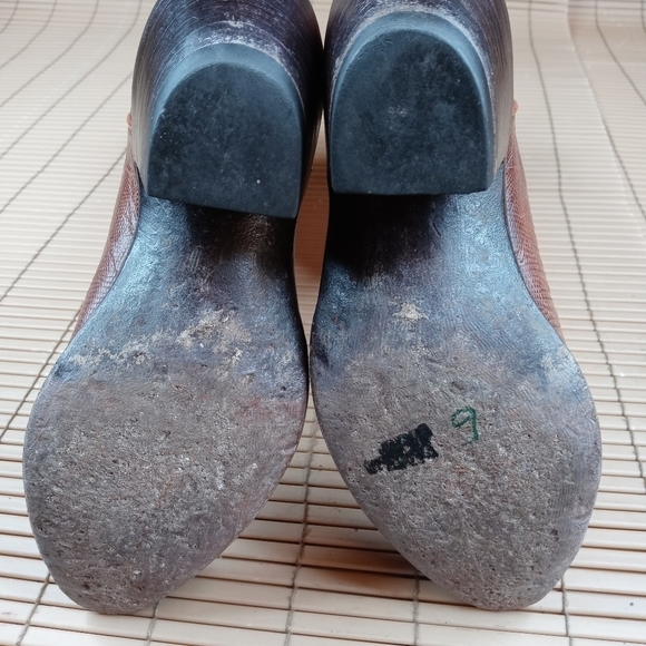 Black Jack Woman's brown Iguana lizard boots sz 4. 232pm - Picture 10 of 10